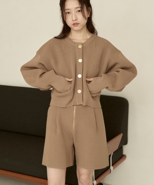 moi tytto（モイテュット）の「フロントジップニットショーツ（その他パンツ・レディース・ナチュラル/ブラック/ベージュ・FREE/SMALL）」の18枚目の写真