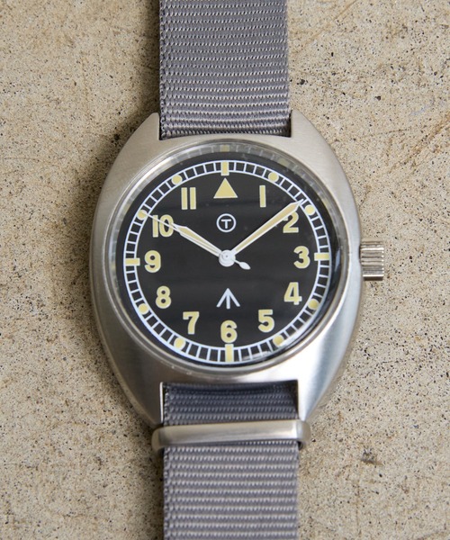 COMMON WARE(コモンウェアー)の「Naval military watch Mil.-02 Royal Air Force type ナイロンベルト(アナログ腕時計・レディース・ブラック/グレー/カーキ・FREE)」の2枚目の写真