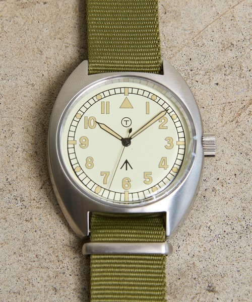 COMMON WARE(コモンウェアー)の「Naval military watch Mil.-02 Royal Air Force type ナイロンベルト(アナログ腕時計・レディース・ブラック/グレー/カーキ・FREE)」の3枚目の写真