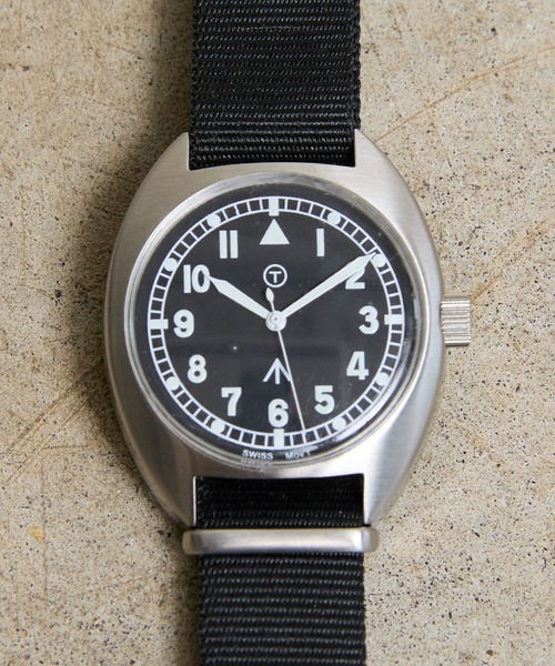 COMMON WARE(コモンウェアー)の「Naval military watch Mil.-02 Royal Air Force type ナイロンベルト(アナログ腕時計・レディース・ブラック/グレー/カーキ・FREE)」の1枚目の写真