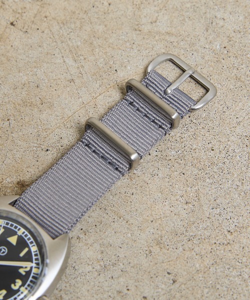 COMMON WARE(コモンウェアー)の「Naval military watch Mil.-02 Royal Air Force type ナイロンベルト(アナログ腕時計・レディース・ブラック/グレー/カーキ・FREE)」の22枚目の写真
