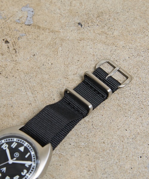 COMMON WARE(コモンウェアー)の「Naval military watch Mil.-02 Royal Air Force type ナイロンベルト(アナログ腕時計・レディース・ブラック/グレー/カーキ・FREE)」の15枚目の写真