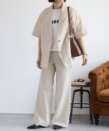 cepo | 〈セットアップ対応〉速乾&涼感 リサイクルポリサッカーテーラードジャケット(テーラードジャケット)