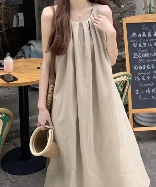 美シルエットAラインロングワンピース（ワンピース）｜CELENA
