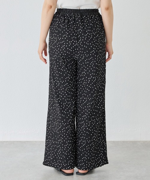 LAVEANGE(ラビアンジェ)の「【洗える】ドットイージーパンツ(その他パンツ・レディース・ブラック・M/5L/4L/3L/LL)」の7枚目の写真