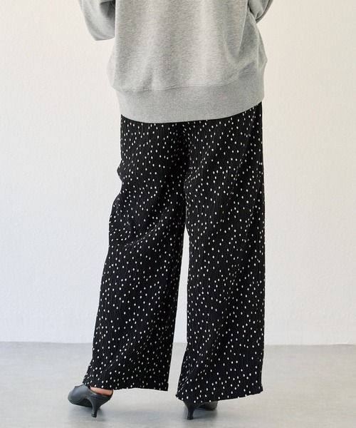 LAVEANGE(ラビアンジェ)の「【洗える】ドットイージーパンツ(その他パンツ・レディース・ブラック・M/5L/4L/3L/LL)」の22枚目の写真