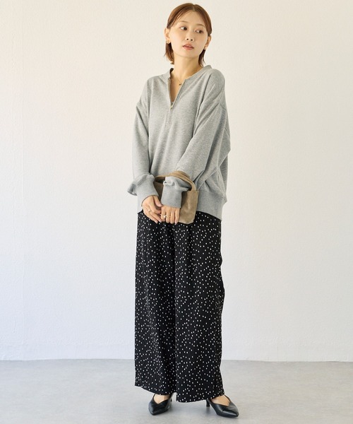 LAVEANGE(ラビアンジェ)の「【洗える】ドットイージーパンツ(その他パンツ・レディース・ブラック・M/5L/4L/3L/LL)」の19枚目の写真