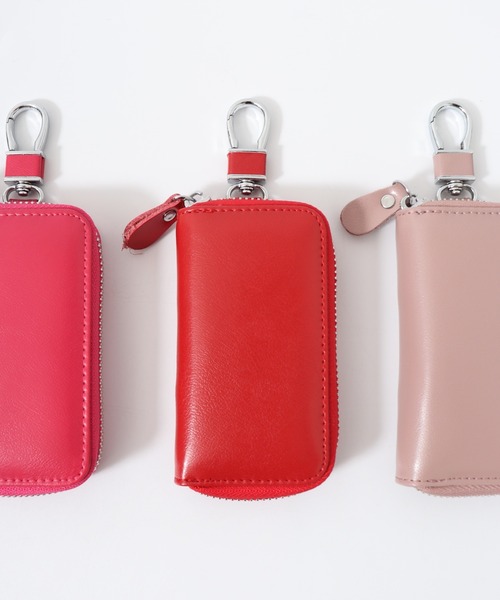 Barry  キーケース  カップルで使えます！美品 セール】Craig 本革ラウンドファスナーカード＆スマートキー