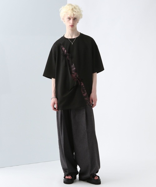 HARE（ハレ）の「【YUMA TAKAHASHI×HARE】カサネムスビカット(HARE)（Tシャツ/カットソー・メンズ・グレー系その他/ブラック系その他・FREE）」の15枚目の写真