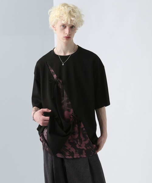 HARE（ハレ）の「【YUMA TAKAHASHI×HARE】カサネムスビカット(HARE)（Tシャツ/カットソー・メンズ・グレー系その他/ブラック系その他・FREE）」の20枚目の写真