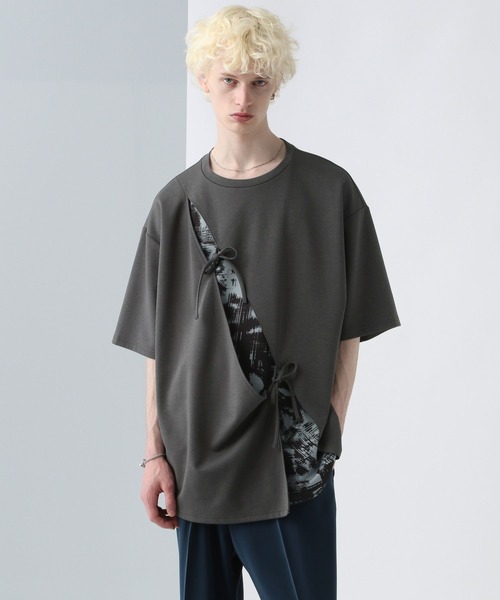 HARE（ハレ）の「【YUMA TAKAHASHI×HARE】カサネムスビカット(HARE)（Tシャツ/カットソー・メンズ・グレー系その他/ブラック系その他・FREE）」の22枚目の写真