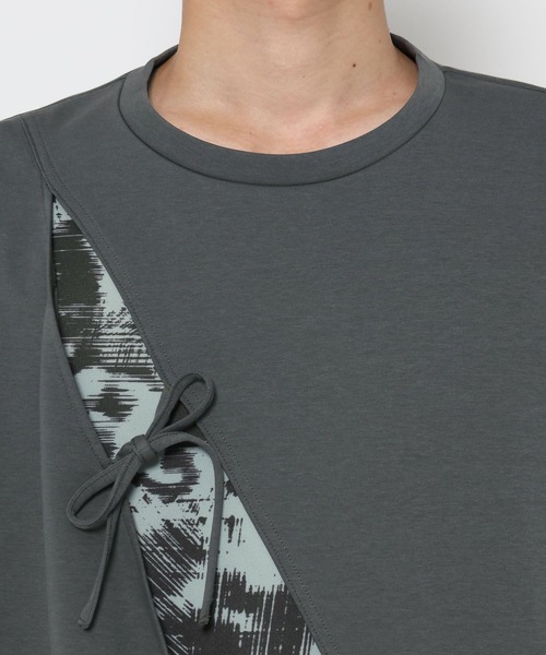 HARE（ハレ）の「【YUMA TAKAHASHI×HARE】カサネムスビカット(HARE)（Tシャツ/カットソー・メンズ・グレー系その他/ブラック系その他・FREE）」の7枚目の写真