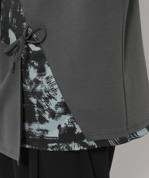 HARE（ハレ）の「【YUMA TAKAHASHI×HARE】カサネムスビカット(HARE)（Tシャツ/カットソー・メンズ・グレー系その他/ブラック系その他・FREE）」の9枚目の写真