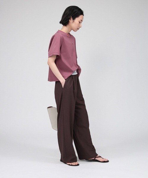 PROTAGONISTA(プロタゴニスタ)の「【PROTAGONISTA】リラックスパンツ(その他パンツ・レディース・ブラック/ブラウン・フリー)」の5枚目の写真