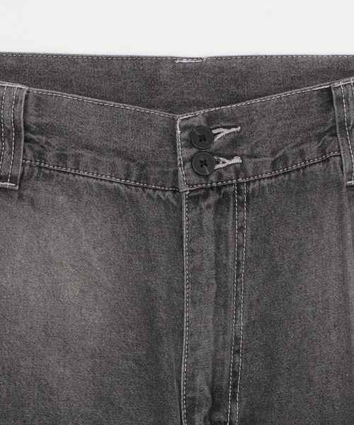 WEGO（ウィゴー）の「WEGO/イージーバギーフレアデニムスラックス（デニムパンツ・メンズ・スカイブルー/ブラック系2・MEDIUM/LARGE）」の15枚目の写真