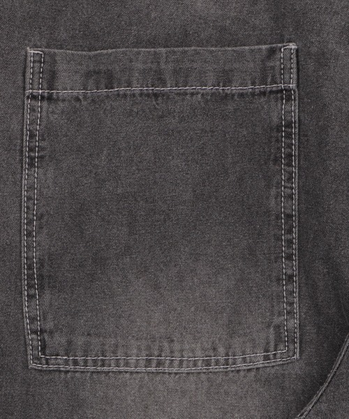 WEGO（ウィゴー）の「WEGO/イージーバギーフレアデニムスラックス（デニムパンツ・メンズ・スカイブルー/ブラック系2・MEDIUM/LARGE）」の3枚目の写真