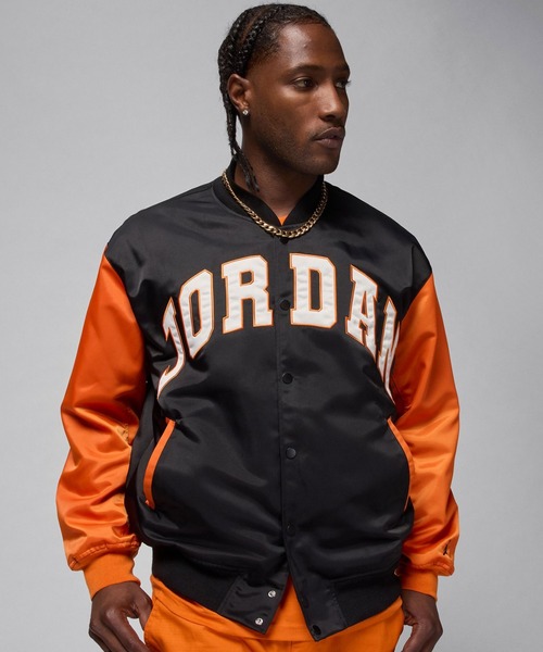 未使用級⭐︎NIKE ジョーダンブランド　バーシティ　ジャンパー セール】JORDAN BRAND M J BRK CLGTE VRSTY JKT / ジョーダン ブランド