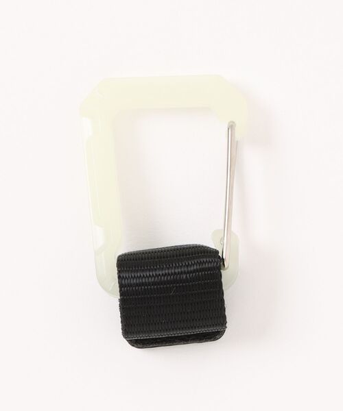 ROOT CO.（ルート）の「ROOT CO. GRAVITY CARABINER LOOP ナイロンベルト 付き カラビナ (グロー/レギュラー)（キーホルダー・メンズ・その他1・REGULAR）」の2枚目の写真