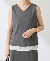 COLLAGE GALLARDAGALANTE（コラージュガリャルダガランテ）の「リバーシブルタンク/セットアップ可（Tシャツ/カットソー）」