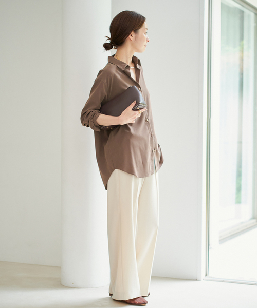 セール】Sway Back Tuck シャツ（シャツ/ブラウス）｜Plage