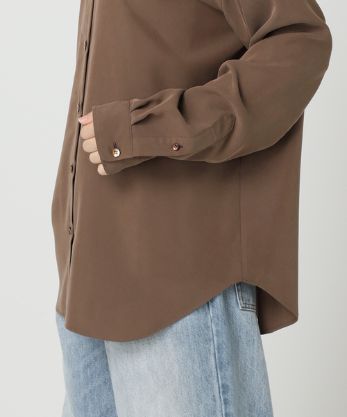 Sway Back Tuck シャツ（シャツ/ブラウス）｜Plage（プラージュ）の