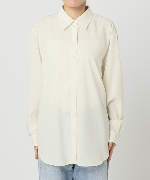 plage Sway Back Tuck 長袖シャツ ブラウン プラージュ Plage Sway Back Tuck シャツ （ブラウン） - ファッション