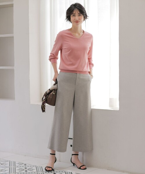 J.PRESS（ジェイプレス）の「houndstooth スクエア スカーフ（バンダナ/スカーフ・レディース・ブラウン系5/ネイビー系5・F）」の13枚目の写真