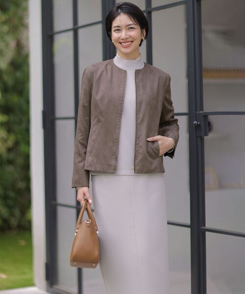 J.PRESS（ジェイプレス）の「houndstooth スクエア スカーフ（バンダナ/スカーフ・レディース・ブラウン系5/ネイビー系5・F）」の15枚目の写真