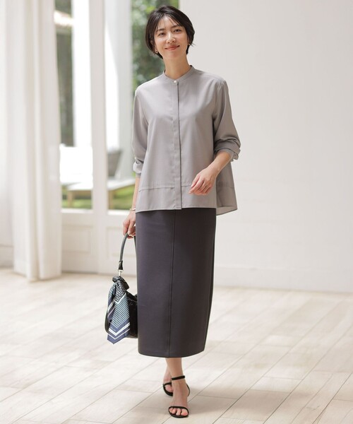 J.PRESS（ジェイプレス）の「houndstooth スクエア スカーフ（バンダナ/スカーフ・レディース・ブラウン系5/ネイビー系5・F）」の18枚目の写真