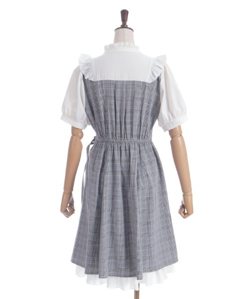 axes femme（アクシーズファム）の「ハトメ使いベルトデザインワンピース（ワンピース・レディース・ブラック/グレー/ブラウン・FREE）」の7枚目の写真