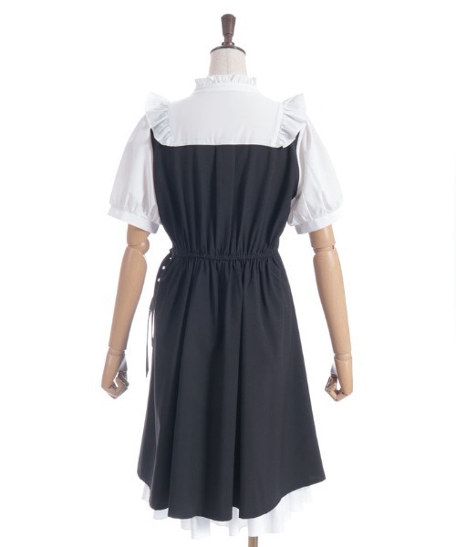 axes femme（アクシーズファム）の「ハトメ使いベルトデザインワンピース（ワンピース・レディース・ブラック/グレー/ブラウン・FREE）」の14枚目の写真