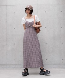PAGEBOY | チェックキャミワンピース(ワンピース)