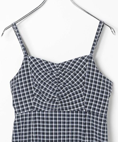 PAGEBOY（ページボーイ）の「チェックキャミワンピース（ワンピース・レディース・ブラック/ブラウン・FREE）」の11枚目の写真