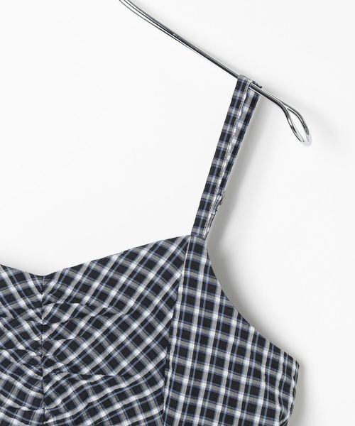 PAGEBOY（ページボーイ）の「チェックキャミワンピース（ワンピース・レディース・ブラック/ブラウン・FREE）」の12枚目の写真
