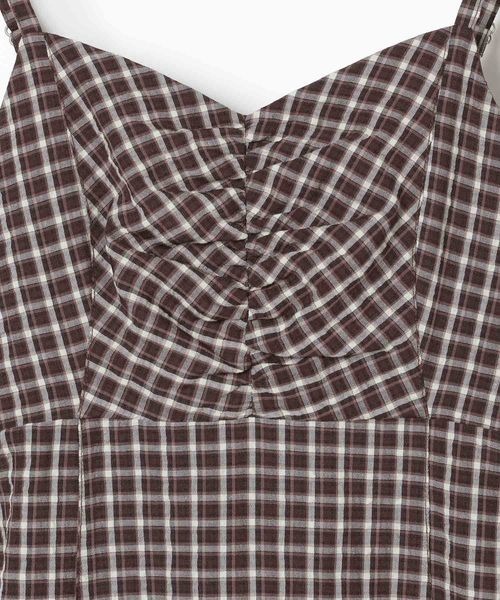 PAGEBOY（ページボーイ）の「チェックキャミワンピース（ワンピース・レディース・ブラック/ブラウン・FREE）」の20枚目の写真