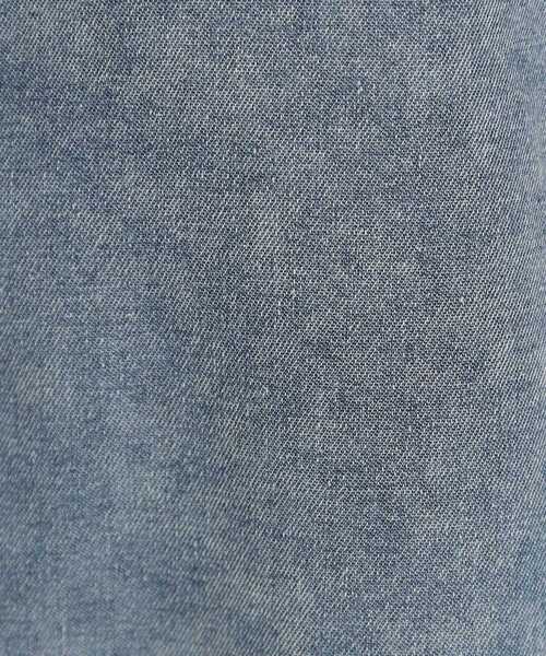 Cutie Blonde（キューティーブロンド）の「【S-LL】こなれ感ある着こなしに ケミカルウォッシュ5分袖デニムシャツ（シャツ/ブラウス・レディース・ブルー/ライトブルー/ブラック・02/01/04/03）」の15枚目の写真