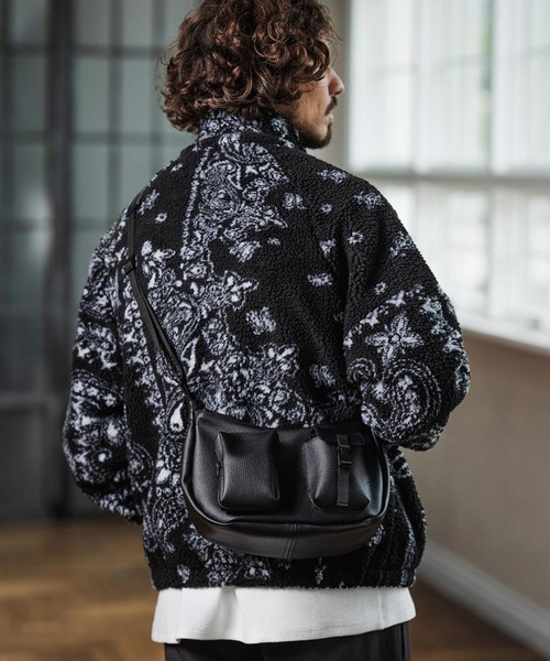 Magine（マージン）の「mj10910-Boa Fleece Stand Collar Jacket ボアジャケット（その他アウター・メンズ・ブラック系その他/ブラック/その他・46/44/48）」の20枚目の写真