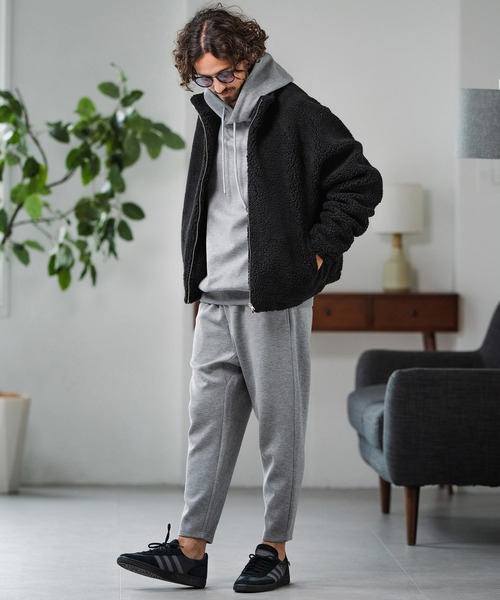 Magine（マージン）の「mj10910-Boa Fleece Stand Collar Jacket ボアジャケット（その他アウター・メンズ・ブラック系その他/ブラック/その他・46/44/48）」の13枚目の写真