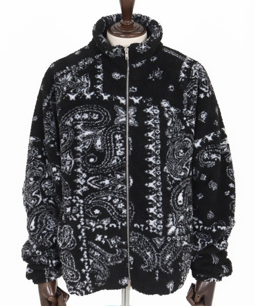 Magine（マージン）の「mj10910-Boa Fleece Stand Collar Jacket ボアジャケット（その他アウター・メンズ・ブラック系その他/ブラック/その他・46/44/48）」の11枚目の写真