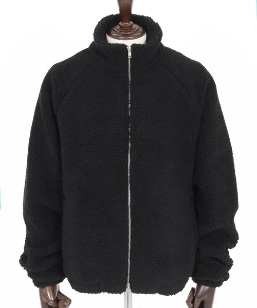 Magine（マージン）の「mj10910-Boa Fleece Stand Collar Jacket ボアジャケット（その他アウター・メンズ・ブラック系その他/ブラック/その他・46/44/48）」の9枚目の写真