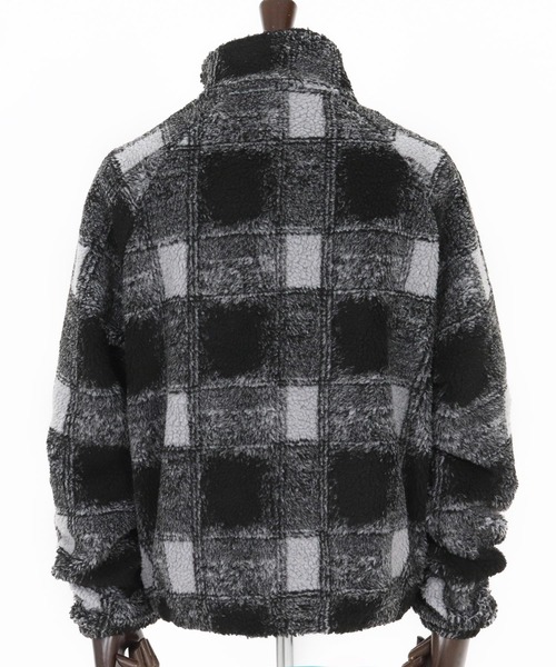 Magine（マージン）の「mj10910-Boa Fleece Stand Collar Jacket ボアジャケット（その他アウター・メンズ・ブラック系その他/ブラック/その他・46/44/48）」の7枚目の写真