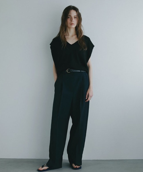 ETRE TOKYO 新作 完売 ダブルクロス2wayスリーブレスプルオーバー ダブルクロス2wayスリーブレスプルオーバー（Tシャツ/カットソー