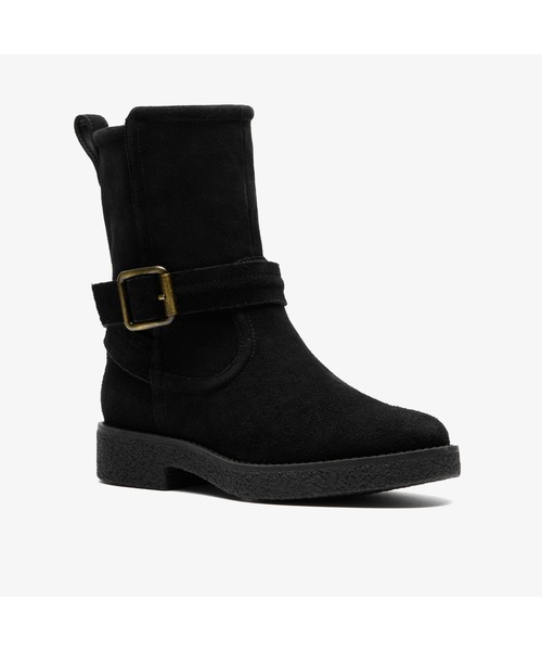 Clarks(クラークス)の「Nella Mid / ネラミッド(ブラックスエード)(ブーツ・レディース・ブラック・UK3/UK3.5/UK4/UK4.5/UK5/UK5.5/UK6)」の5枚目の写真