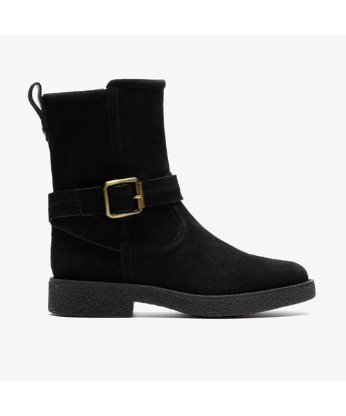 Clarks(クラークス)の「Nella Mid / ネラミッド(ブラックスエード)(ブーツ・レディース・ブラック・UK3/UK3.5/UK4/UK4.5/UK5/UK5.5/UK6)」の2枚目の写真