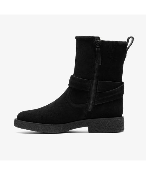 Clarks(クラークス)の「Nella Mid / ネラミッド(ブラックスエード)(ブーツ・レディース・ブラック・UK3/UK3.5/UK4/UK4.5/UK5/UK5.5/UK6)」の3枚目の写真
