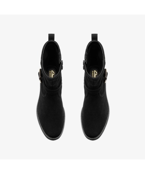 セール】Nella Mid / ネラミッド（ブラックスエード）（ブーツ