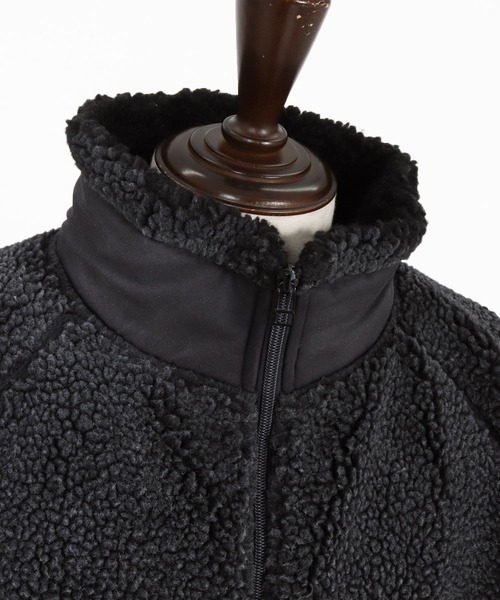 CAMBIO(カンビオ)の「mj10927-Vintage Like Boa Fleece Zip Jacket ボアフリースジャケット(その他アウター・メンズ・ブラック/カーキ・M/L)」の8枚目の写真