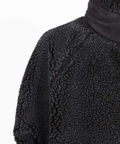 CAMBIO(カンビオ)の「mj10927-Vintage Like Boa Fleece Zip Jacket ボアフリースジャケット(その他アウター・メンズ・ブラック/カーキ・M/L)」の7枚目の写真
