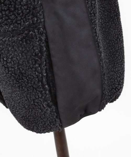CAMBIO(カンビオ)の「mj10927-Vintage Like Boa Fleece Zip Jacket ボアフリースジャケット(その他アウター・メンズ・ブラック/カーキ・M/L)」の4枚目の写真