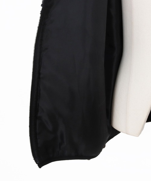 CAMBIO(カンビオ)の「mj10927-Vintage Like Boa Fleece Zip Jacket ボアフリースジャケット(その他アウター・メンズ・ブラック/カーキ・M/L)」の3枚目の写真